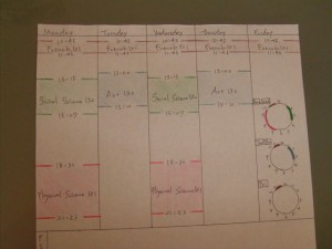 schedule